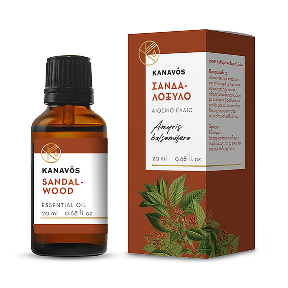 KANAVOS - Αιθέριο Έλαιο Σανδαλόξυλο - 20ml
